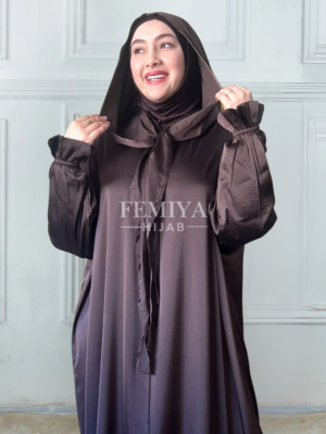Abaya demi-soie Ref203