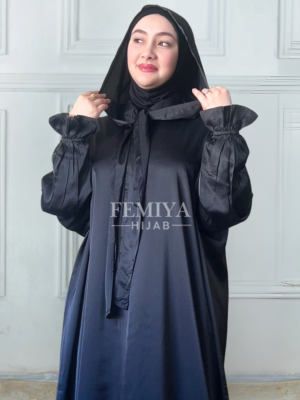 Abaya demi-soie Ref204
